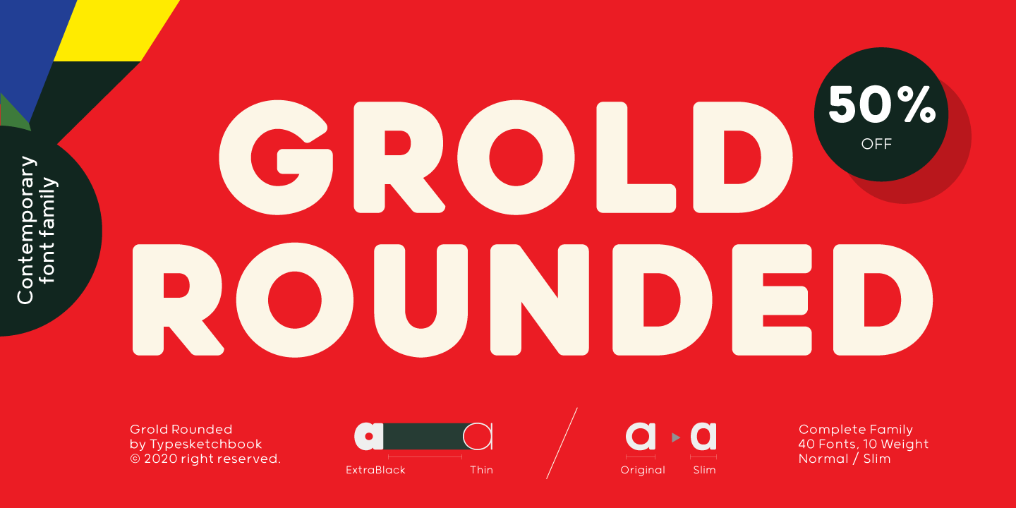Example font Grold Rounded #15